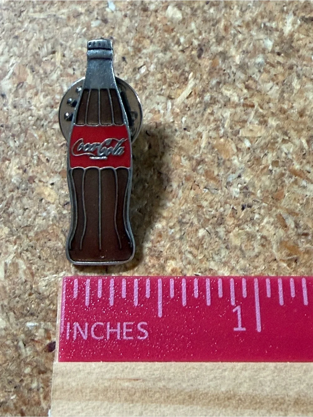 Vintage Coca-Cola Bottle Enamel Lapel Pin Coke Memorabilia